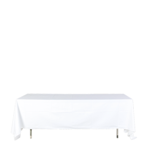 Pack table rectangulaire et nappe (8-10 personnes)